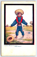 Postcard Antique 1908 Artist Signed Bernhardt Wall 