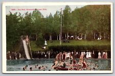 The Bathing Pool. Glenwood Springs Colorado Vintage Postcard picture