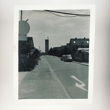 Mannheim Germany Church Street Photo 1960s Army Soldier Cars Road Snapshot A3954 picture