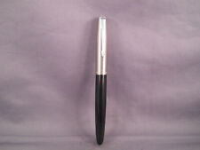 Parker Vintage Super 21 Black Fountain Pen-Feather clip-medium-uninked picture