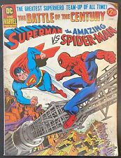 Superman vs. Spider-Man Marvel & DC 1976 Crossover Oversized Comic Book picture
