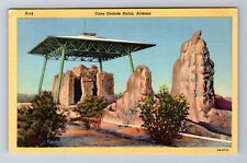 AZ-Arizona, Casa Grande Ruins, Antique, Vintage Souvenir Postcard picture