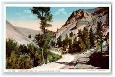 c1910's Gardiner Canyon Yellowstone Park Horse Carriage Haynes Photo Postcard picture