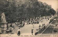 France Paris-A corner of the Garden of Tuileries C. M. Postcard Vintage picture