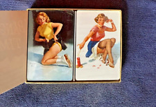 Vintage Gil Elvgren Double Deck Pin-up Playing Cards - Sealed/NEW picture