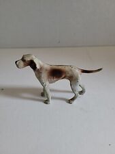 Vintage Metal Painted English Pointer Dog Figurine Collectible  picture