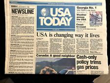 USA Today Newspaper - November 8, 1982 - First Edition Seattle Area picture