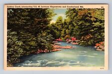 Cumberland MD-Maryland, Licking Creek, Antique, Vintage Souvenir Postcard picture