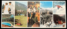 Vintage Long The Banff Springs Hotel Banff Alberta Canada Folded Postcard  1975 picture