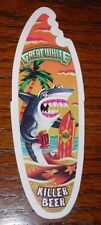 LOST COAST BREWERY Great White LOGO STICKER decal craft beer brewing picture
