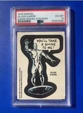 PSA 6 • 1976 TOPPS MARVEL SUPER HEROES STICKER • SILVER SURFER GRADED IN 2024 ( picture