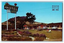 c1950's Homestead Motel Cars Flowers San Luis Obispo California CA Postcard picture