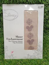 Disney Mickey Mouse Sheer Enchantment Thigh High Stockings Nude XS picture