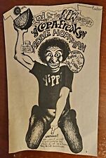 1969 ABBIE HOFFMAN cartoon clipping YIPPIES picture