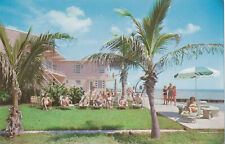 SIROCCO APARTMENTS & MOTEL HOLLYWOOD BEACH FL- unused chrome postcard picture
