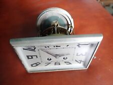 French Antique Japy Freres Clock movement Art Deco Dial Pendulum Key & Bell picture