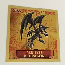RARE 1996 Yu-Gi-Oh Foil Sticker - Red Eyes B. Dragon - 4 of 10 picture