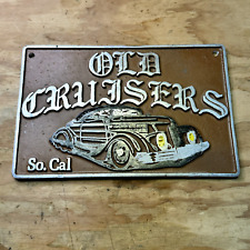 Old Cruisers So Cal Car Club Plaque picture