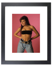Tiffani Amber Thiessen Saved by The Bell TV Show Matted & Framed Picture Photo picture