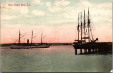 Postcard View of San Diego Bay, California~132664 picture
