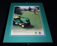 2003 John Deere 100 Series / PGA Framed 11x14 ORIGINAL Vintage Advertisement picture