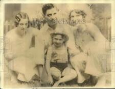 1935 Press Photo Murder Victim Ervin Lang with Family, Chicago - nox20072 picture