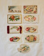 Antique Ephemera Lot of 9 Victorian 19th Century Calling Cards  picture