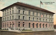 Phoenix AZ Arizona, U.S. Government Building, Vintage Postcard picture