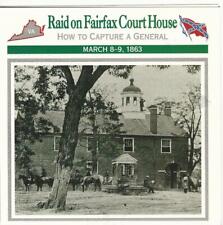 1995 Atlas, Civil War Cards, #03.10 Raid on Fairfax Court House, Virginia picture