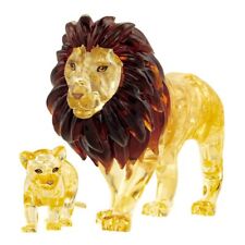Crystal Puzzle Lion Parent and Child 55 Pieces 3D Jigsaw Puzzle Beverly 50305 picture