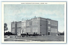 c1950's Adams Friendship High School Adams Wisconsin WI Vintage Postcard picture