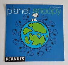 Vtg Snoopy Peanuts 2001 wall calendar PLANET SNOOPY - Ink Group (not from US) picture