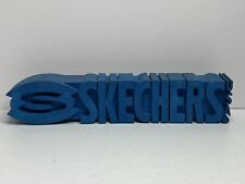 Vintage Skechers USA Hard Rubber Blue Sign Advertising Display Ships Immediately picture