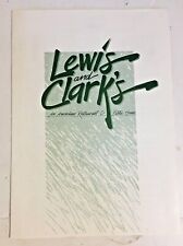 Vtg Restaurant Menu Lewis and Clark's An American Restaurant and Public House picture