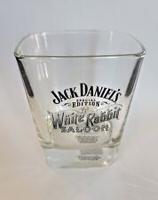 Jack Daniels White Rabbit Double Old Fashioned Glass 14 OZ (Square) - New in Box picture