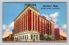 Grand Rapids MI-Michigan, Pantlind Hotel, Advertising, Vintage Postcard picture
