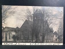 RPPC Postcard Perry NY c1900s - Baptist Church picture