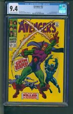 AVENGERS #52 1968 CGC 9.4 OWtW Pages 1ST APP OF GRIM REAPER /BLACK PANTHER JOINS picture