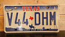 License Plate Vintage TEXAS Lone Star State Auto Car Cowboy Garage Truck picture