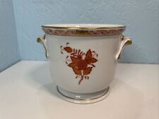 Chinese Bouquet Rust Cachepot #7214 By Herend picture