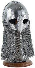 Exports Hub Medieval Viking Helmet with Silver 18 Gauge Chain picture