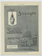 1919 Tungsten Spark Plugs Ad: Marshalltown, Iowa picture