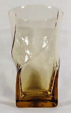 Vintage Morgantown Glass Topaz Tumbler in the Swirl Pattern picture