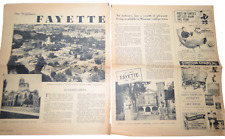 Vintage Newspaper Article Fayette Missouri City Limits Globe Democrat Nov 1953 picture