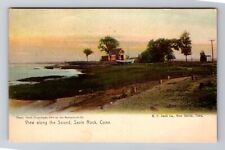 Savin Rock CT-Connecticut, View along the Sound, Antique Vintage Postcard picture