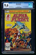 ALPHA FLIGHT #1 (1983) CGC 9.6 1st PUCK MARRINA ORIGIN WHITE PAGES picture