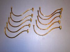 10 Chandelier Arm Parts Brass Plated picture