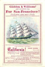 Glidden & Williams Line for San Francisco Postcard 5