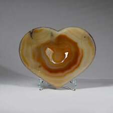 Genuine Polished Agate Heart from Brazil (1.2 lbs) picture
