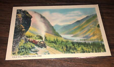 Vintage Postcard Yoho National Park Canada Field Hill Canadian PR Locomotive picture